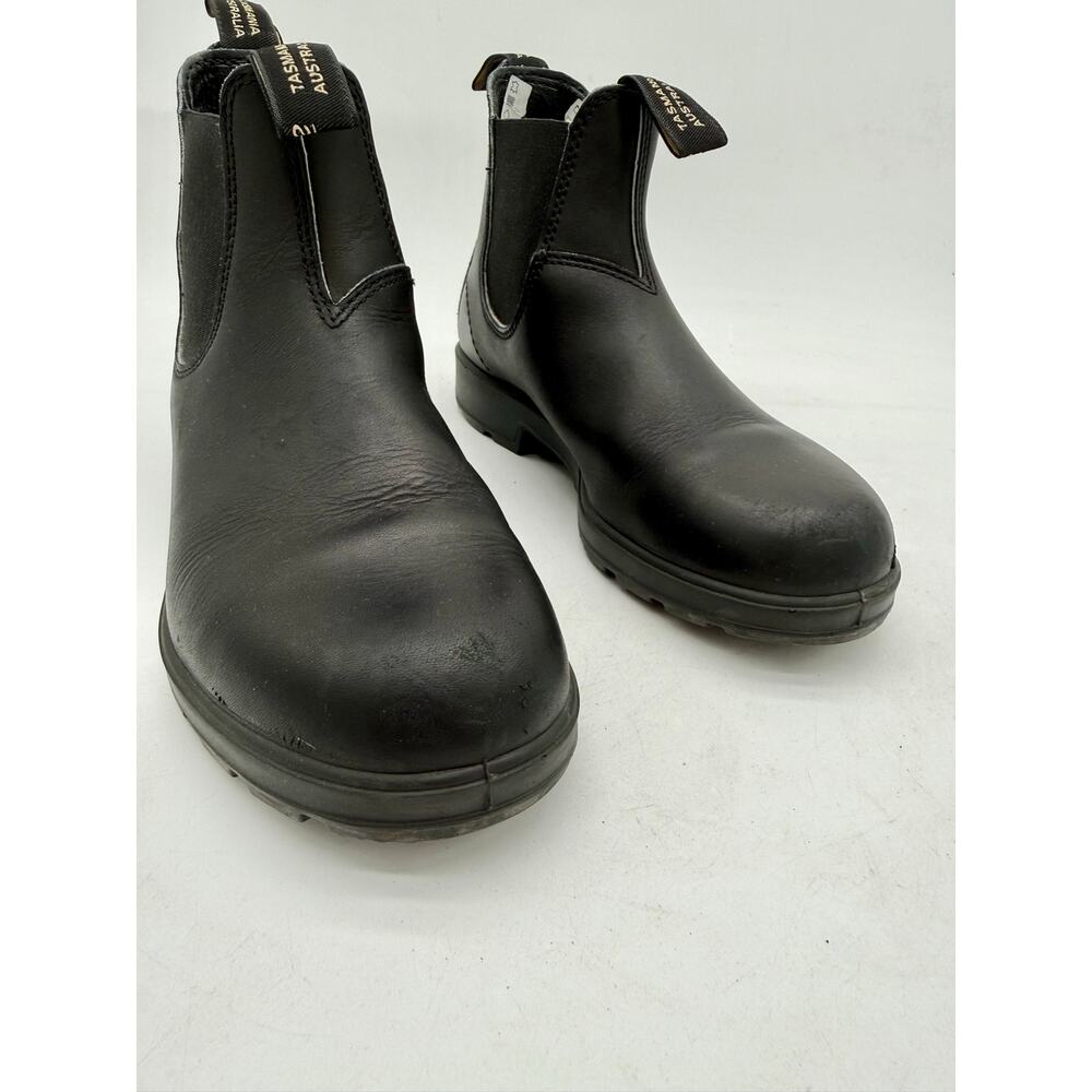 Blundstone Classic Black Leather Pull-On Chelsea Boots Women's Size 9.5 - Picture 4 of 10